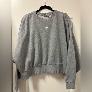 Adidas size large gray sweater